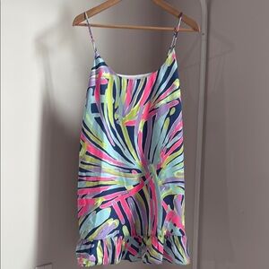 Lilly Pulitzer Pink and Blue Graphic Dress
